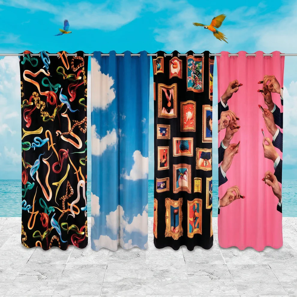 Seletti TENDA IN POLIESTERE TOILETPAPER 140x280 - LIPSTICK PINK