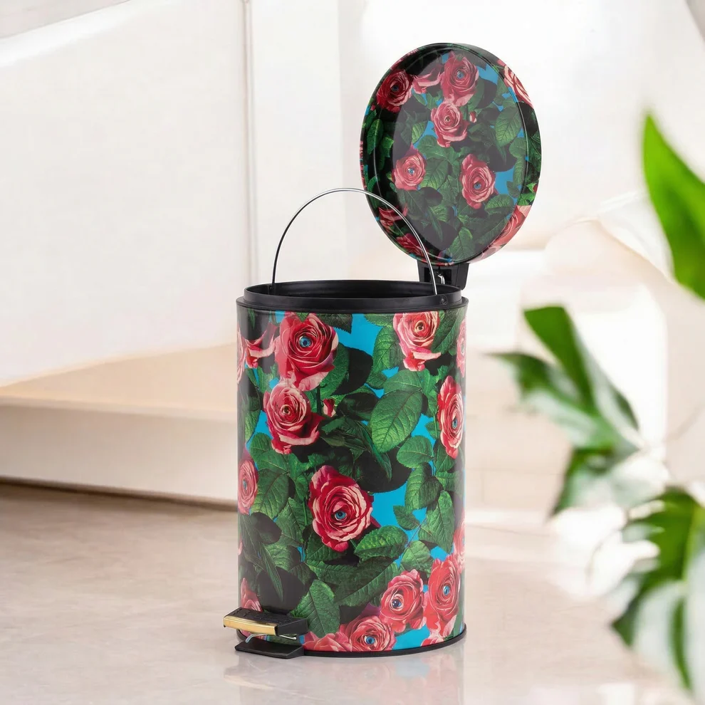 SELETTI PATTUMIERA "TOILETPAPER" 12L - ROSES