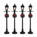 GAS LANTERN STREET LAMP, SET OF 4, B/O (4.5V) 64498-AQ