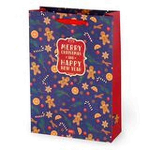 GIFT BAG - LARGE - GINGERBREAD