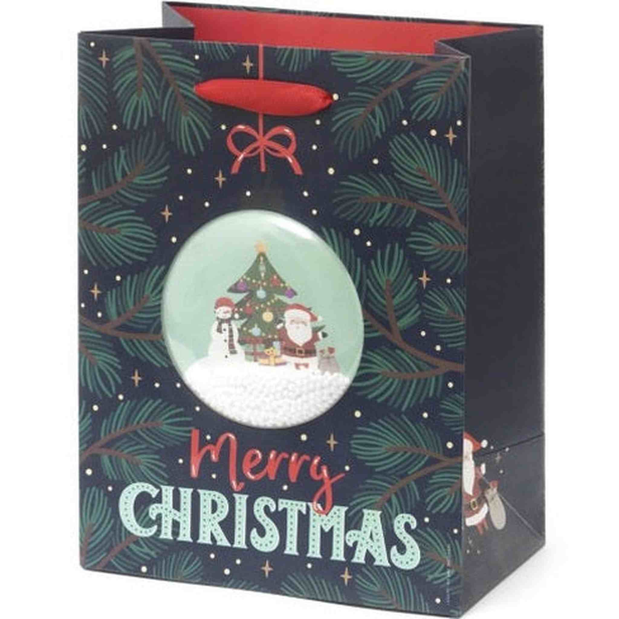 GIFT BAG - MEDIUM - XMAS SNOWBALL