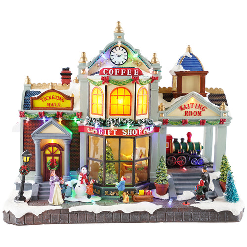 Gift shop station animated Multicolor-Adapter-LED-41x18,5x34,3cm