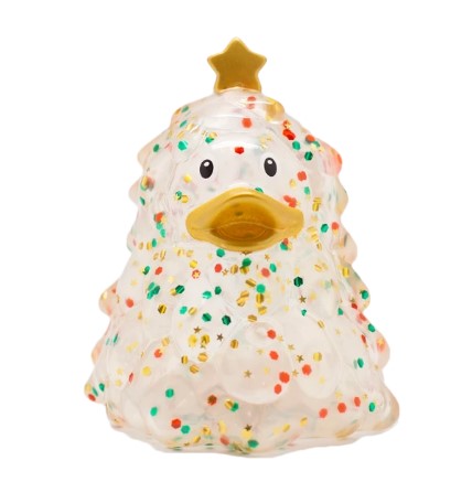 Glitter Christmas Tree Duck, classic