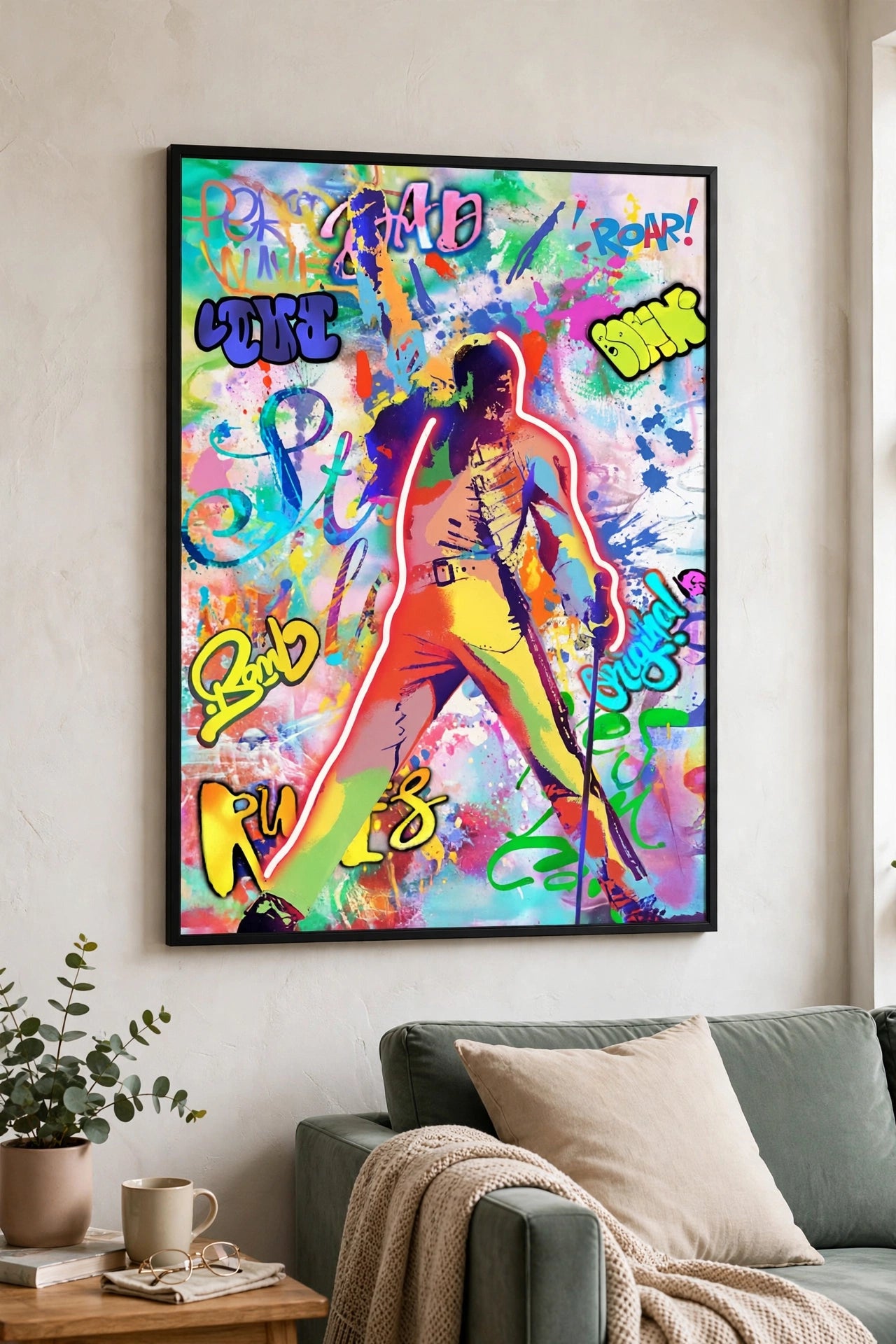 Palais Royal Quadro LED Cantante 60x90 cm