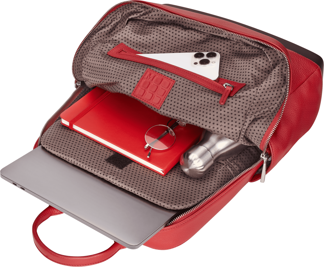 Moleskine Classic Backpack in Pelle – Rosso