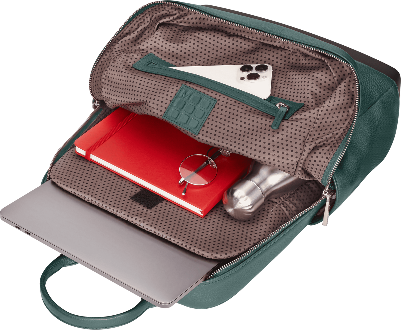 MOLESKINE CLASSIC LTH BACKPACK GREEN