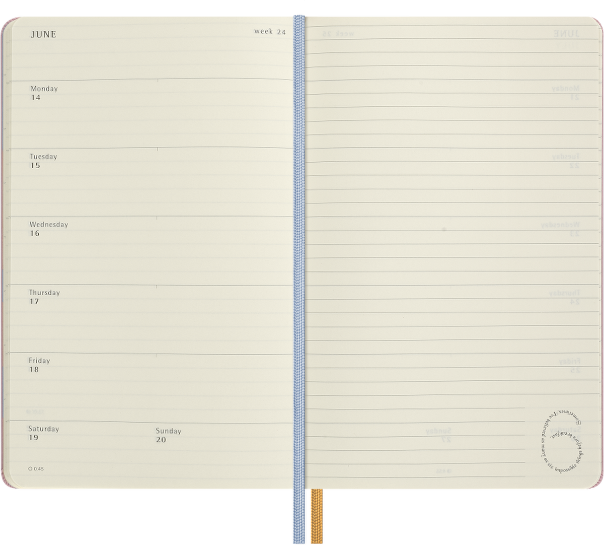 Moleskine Agenda Settimanale 2027 12 Mesi Large Le Avventure di Alice nel Paese delle Meraviglie con Alice