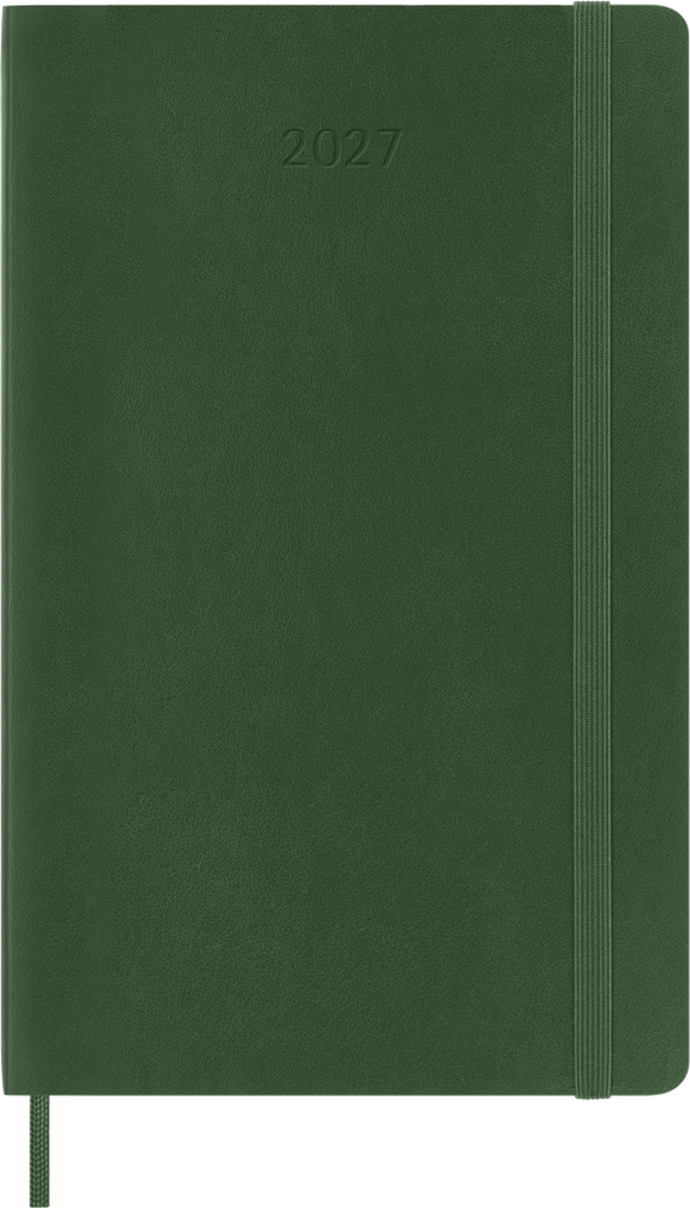 Moleskine Agenda Giornaliera 2027 12 Mesi Large Copertina Morbida Myrtle Green