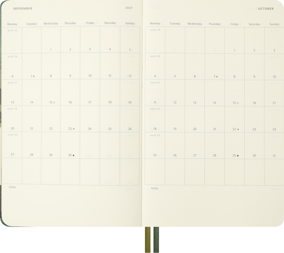 Moleskine Agenda Giornaliera 2027 12 Mesi Large Il Signore degli Anelli Merry e Pippin