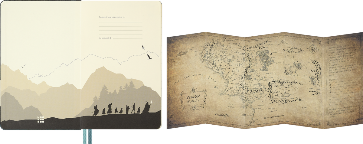 Moleskine Agenda Settimanale 2027 12 Mesi Large Il Signore degli Anelli Gandalf
