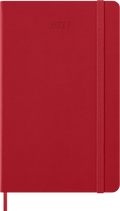 Moleskine Agenda Giornaliera 2027 12 Mesi Large Copertina Rigida Scarlet Red