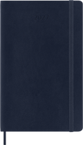 Moleskine Agenda Giornaliera 2027 12 Mesi Large Copertina Morbida Sapphire Blue