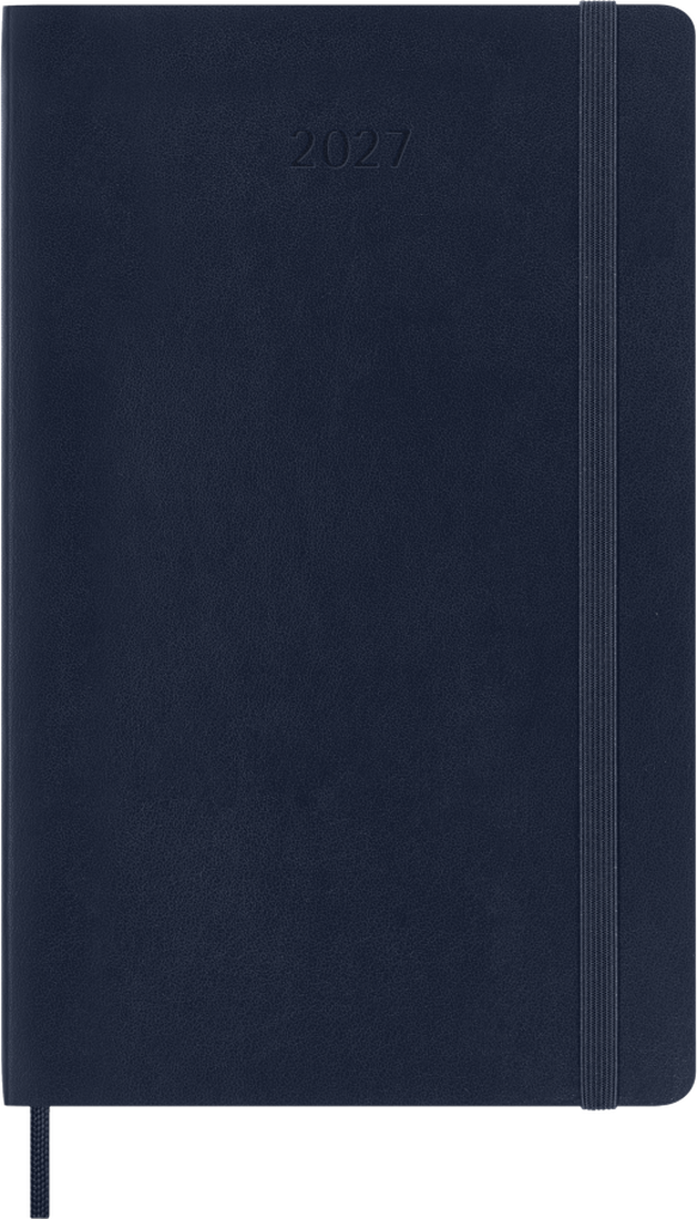 Moleskine Agenda Giornaliera 2027 12 Mesi Large Copertina Morbida Sapphire Blue