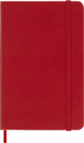 Moleskine Agenda Giornaliera 2027 12 Mesi Pocket Copertina Rigida Scarlet Red