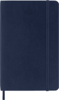 Moleskine Agenda Giornaliera 2027 12 Mesi Pocket Copertina Morbida Sapphire Blue