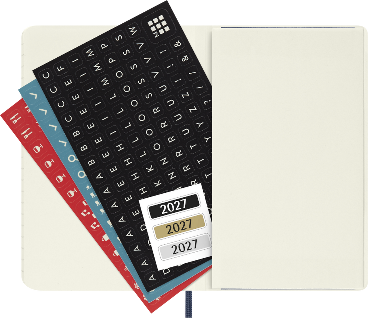 Moleskine Agenda Giornaliera 2027 12 Mesi Pocket Copertina Morbida Sapphire Blue