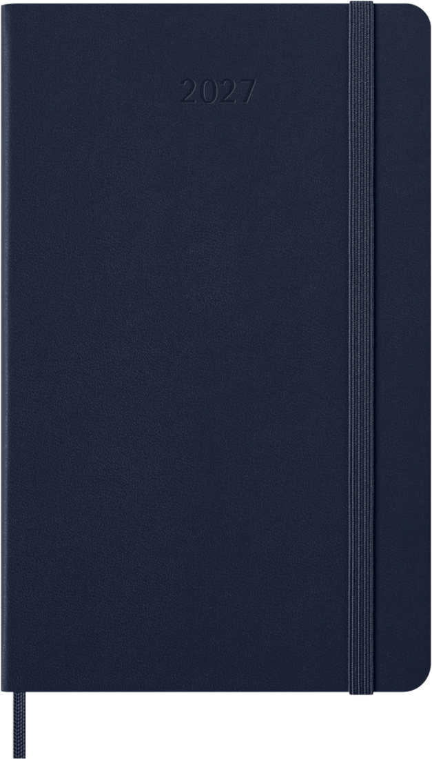 Moleskine Agenda Settimanale 2027 12 Mesi Large Copertina Rigida Sapphire Blue