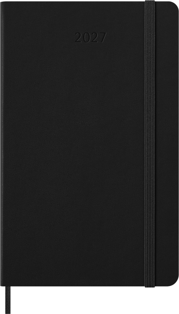 Moleskine Agenda Settimanale 2027 12 Mesi Large Copertina Rigida Nera