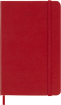 Moleskine Agenda Settimanale 2027 12 Mesi Pocket Copertina Rigida Scarlet Red