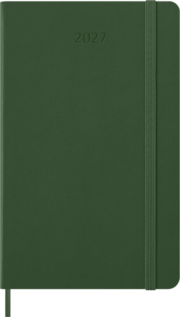 Moleskine Agenda Settimanale 2027 12 Mesi Large Copertina Rigida Myrtle Green