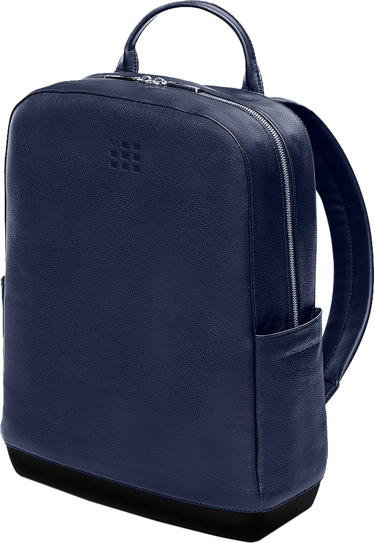 Moleskine Classic Pro Backpack in Pelle – Blu Zaffiro