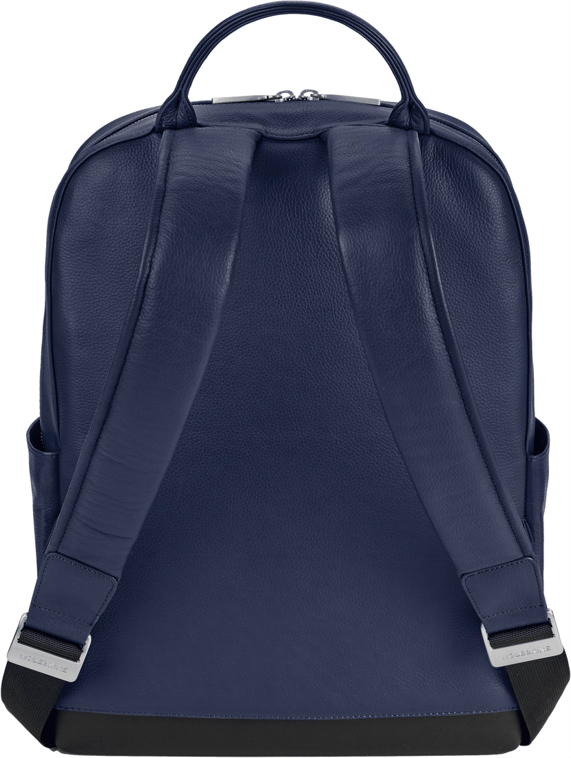 Moleskine Classic Pro Backpack in Pelle – Blu Zaffiro