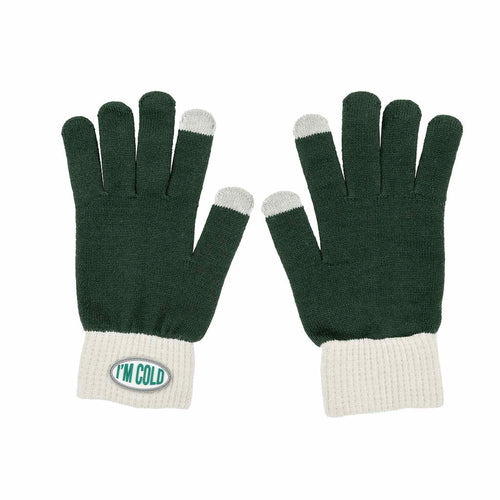 GUANTI UOMO "I'M COLD" VERDE