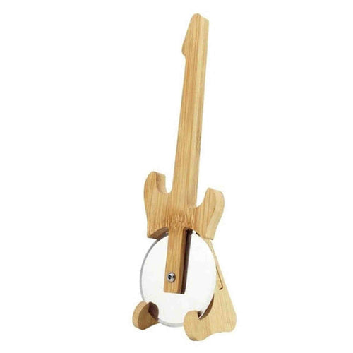 GUITAR PIZZA CUTTER WITH STAND