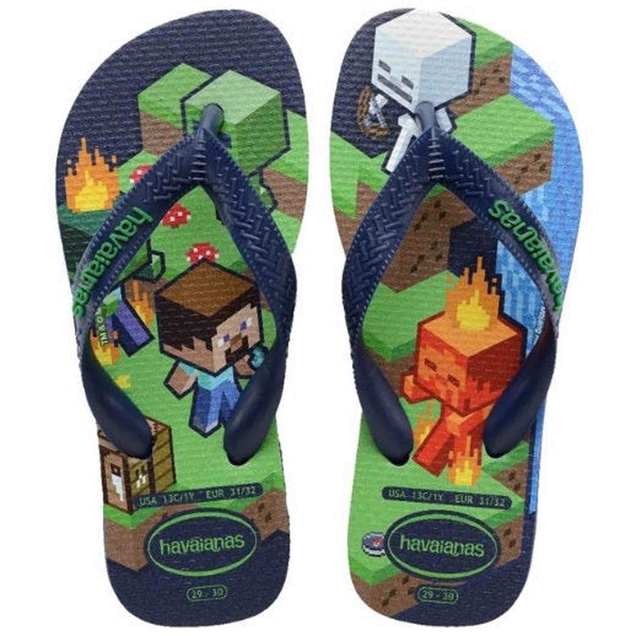 Havaianas KIDS MINECRAFT NAVY BLUE
