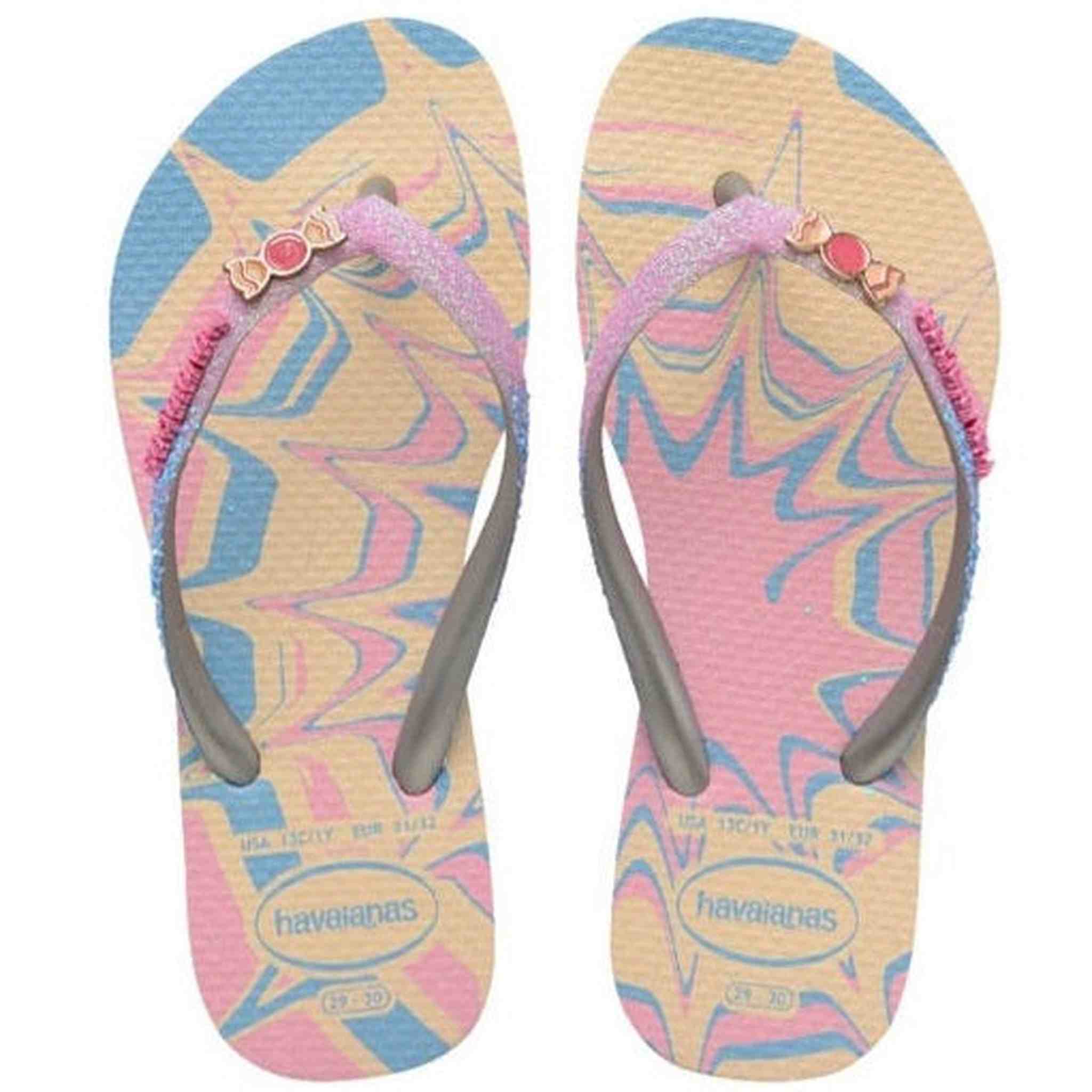 Havaianas KIDS SLIM GLITTER TRENDY PINK GLOW
