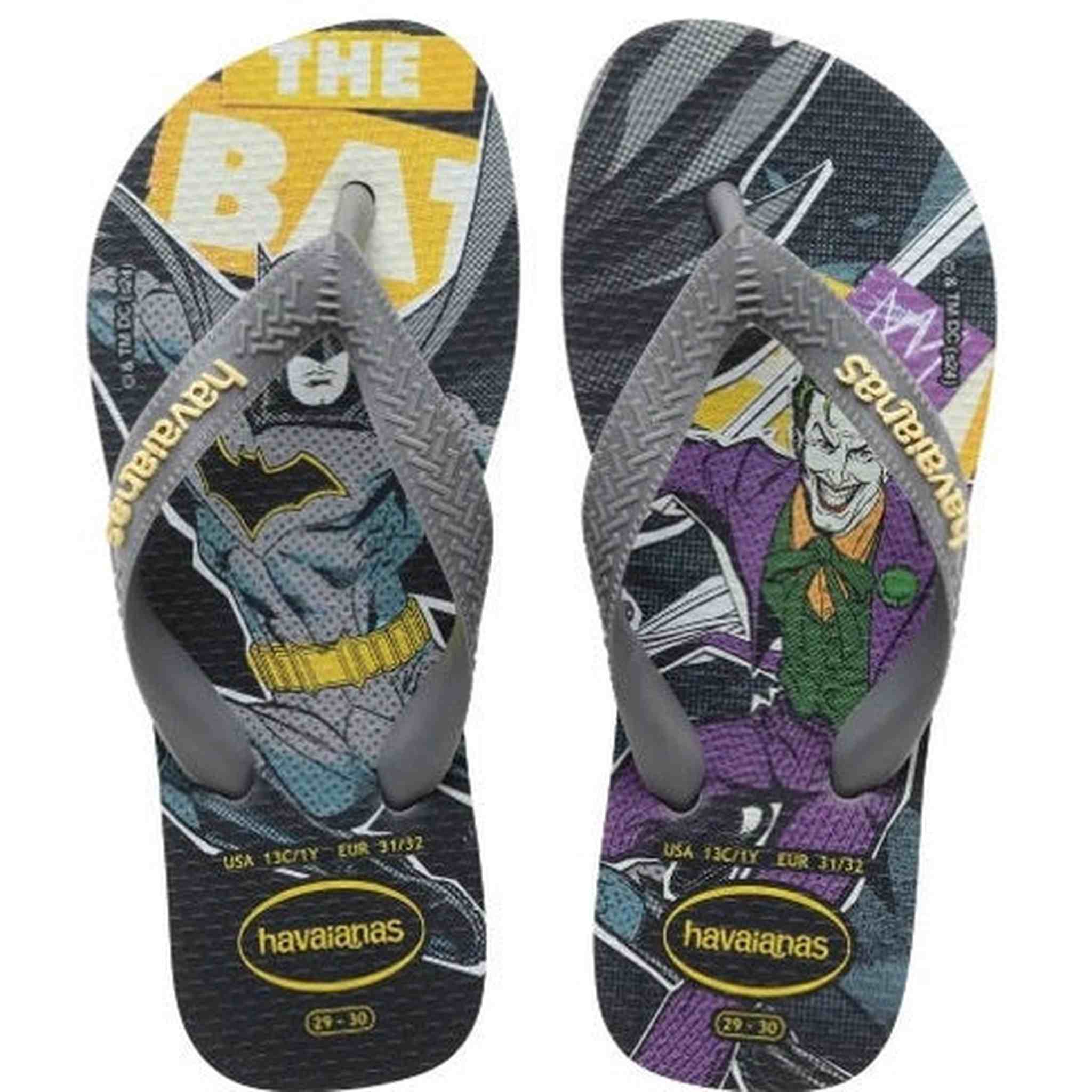 Havaianas KIDS TOP HERO DC STEEL GREY
