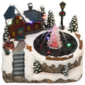 House fountain animatedMulticolor-B/O-LED-24x20x17,5
