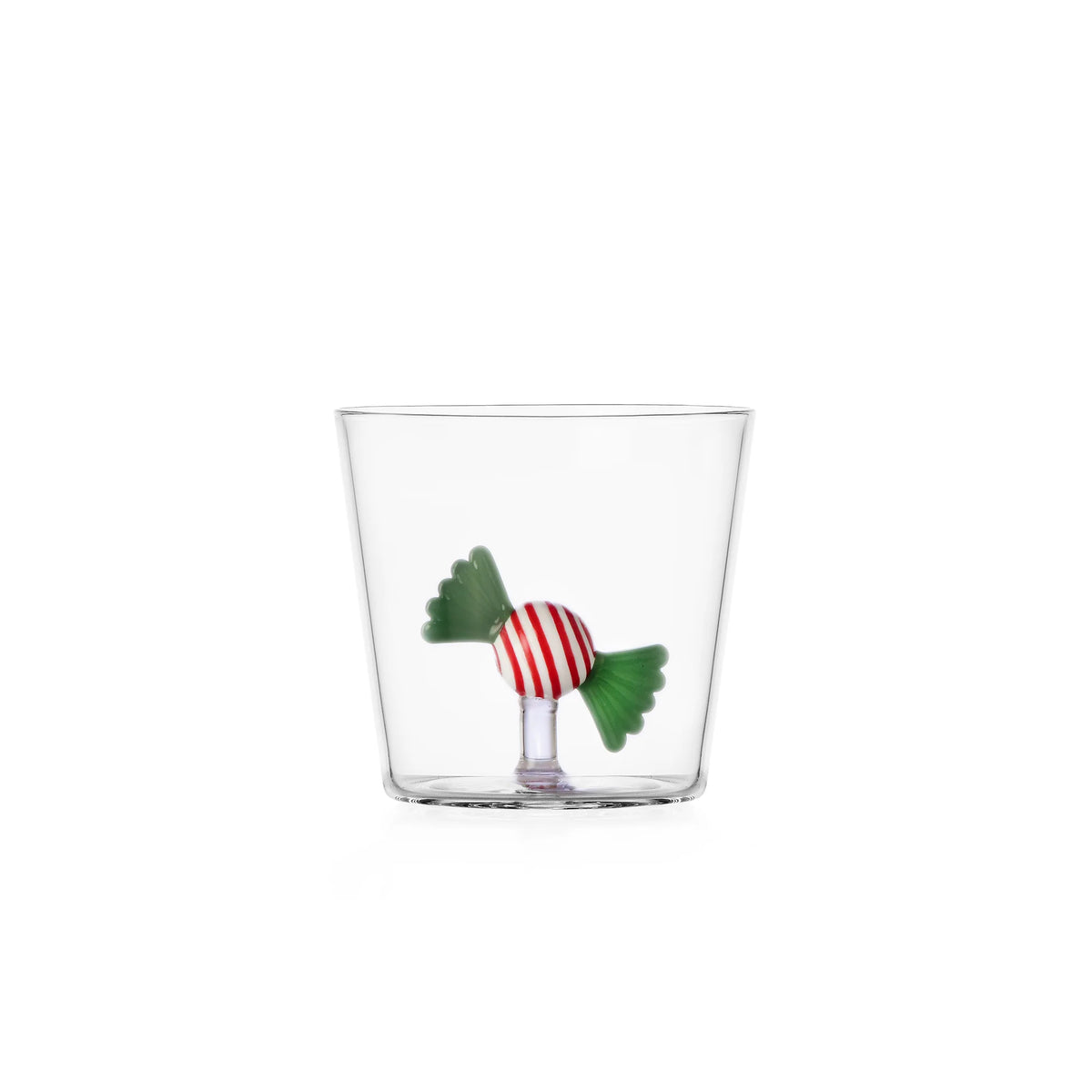 SCHIACCIANOCI tumbler caramella verde/rosso