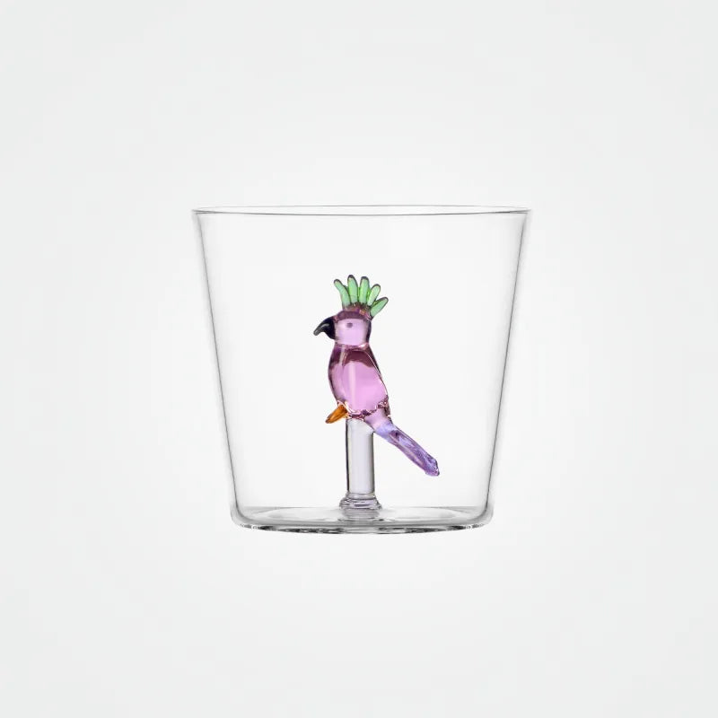 TALKING TREES tumbler pink cockatoo