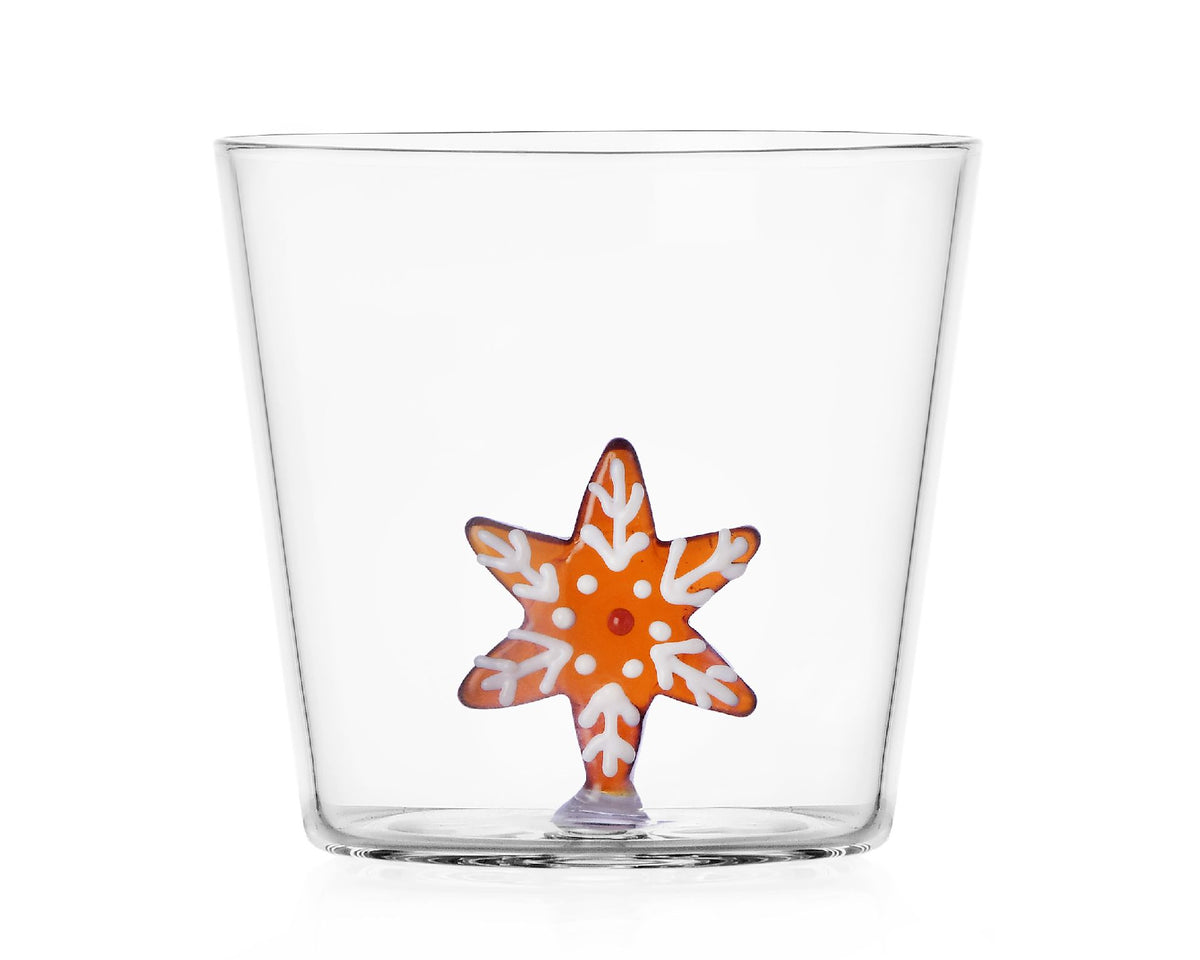 SWEET AND CANDY Tumbler fiocco di neve pan di zenzero
