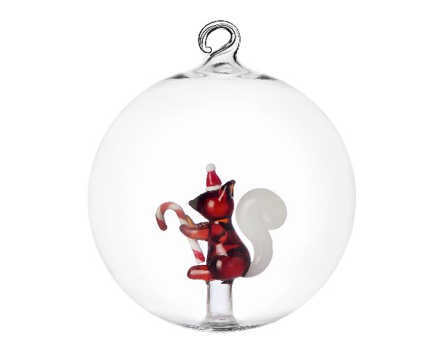 IchendoWOODLAND TALES palla Natale scoiattolo c