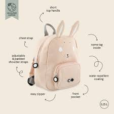 TRIXIE - Backpack Small - Mrs. Rabbit