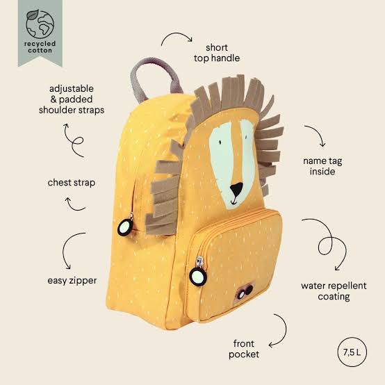TRIXIE -  Backpack small - Mr.Lion