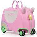 TRUNKY - VALIGETTA RUOTE 360 ROSA UNICORNO PINK CAVALCABILE