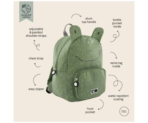 TRIXIE - Backpack - Mrs. Frog