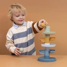 Little Dutch Torre a spirale con palline Blu