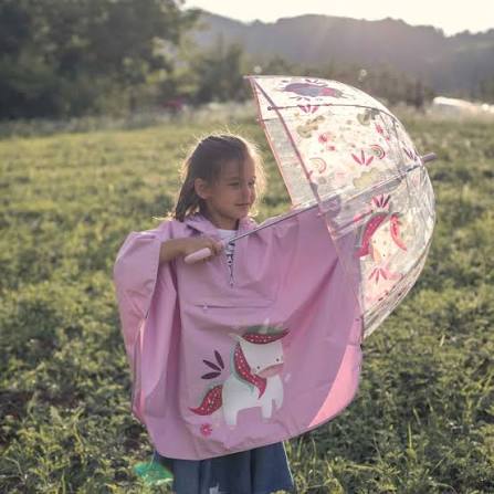 SASSI - RAIN PONCHO - UNICORN