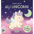 BOARD BOOKS - GLOW IN THE DARK - GLI UNICORNI