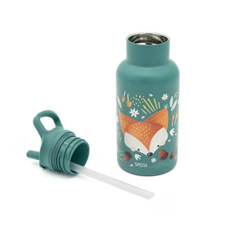 SASSI JUNIOR Borraccia Termica 350 ml - Volpe Crunchy