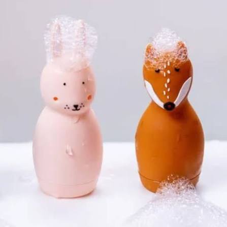 TRIXIE - Bath toy squeezy animals - Mrs. Rabbit & Mr. Fox