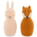 TRIXIE - Bath toy squeezy animals - Mrs. Rabbit & Mr. Fox