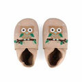 Bobux Soft Sole Night Owl Beige – Babbucce in pelle taglia XL