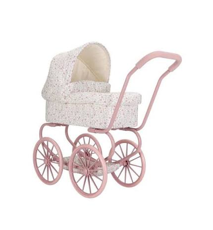Little Dutch Carrozzina in metallo per bambole floreale