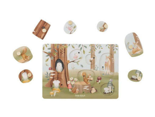 Little Dutch Puzzle sonoro in legno FSC
