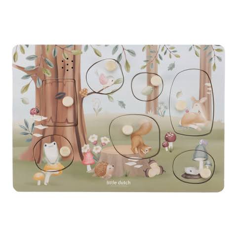Little Dutch Puzzle sonoro in legno FSC